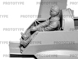 ICM 1/32 WWII Axis Pilots in the Cockpit (German, Italian, Japanese) (New Tool) Kit