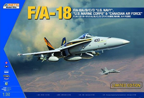 Kinetic 1/32 F/A-18A/B/C/D Kit
