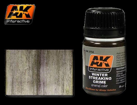 AK014 Weathering Effects Winter Streaking Grime 35ml - Hard Knox Games
