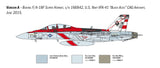 Italeri 1/48 F/A18F Super Hornet US Navy Special Colors Fighter Kit