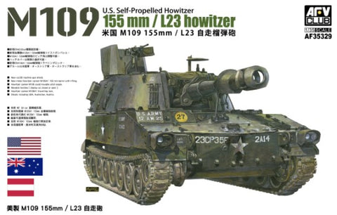 AFV Club 1/35 US M109 155mm/L23 Self-Propelled Howitzer
