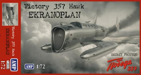 AMP 1/72 Victory 357 Hawk Ekranoplan Secret Project Aircraft Kit