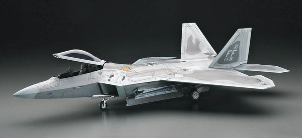 Hasegawa 1/48 F22 Raptor USAF Superiority Fighter Kit – Model Airplane Depot