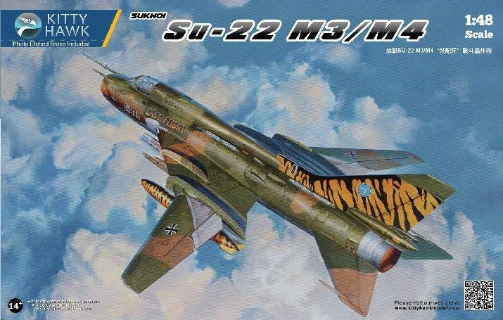 Kitty Hawk 1/48 Su22 M3/M4 Russian Fighter (New Tool) Kit