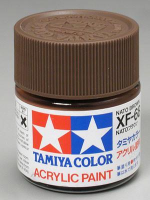 Tamiya Acrylic XF68 Nato Brown 23 ml Bottle