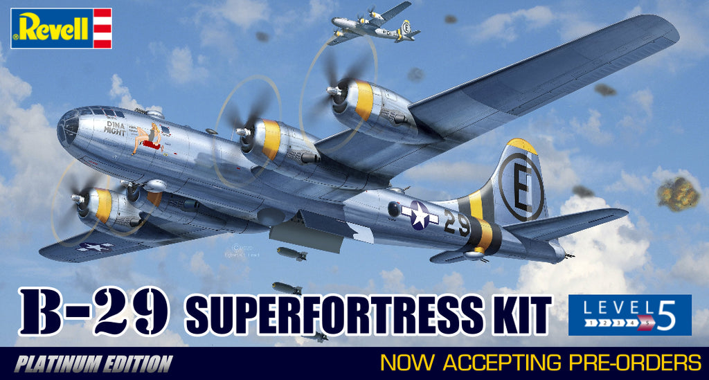 Revell Germany 1/48 B-29 Superfortress Bomber Platinum Edition Kit