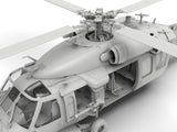 ICM 1/48 MH-60L Black Hawk, US Special Forces Helicopter (100% new molds) Kit