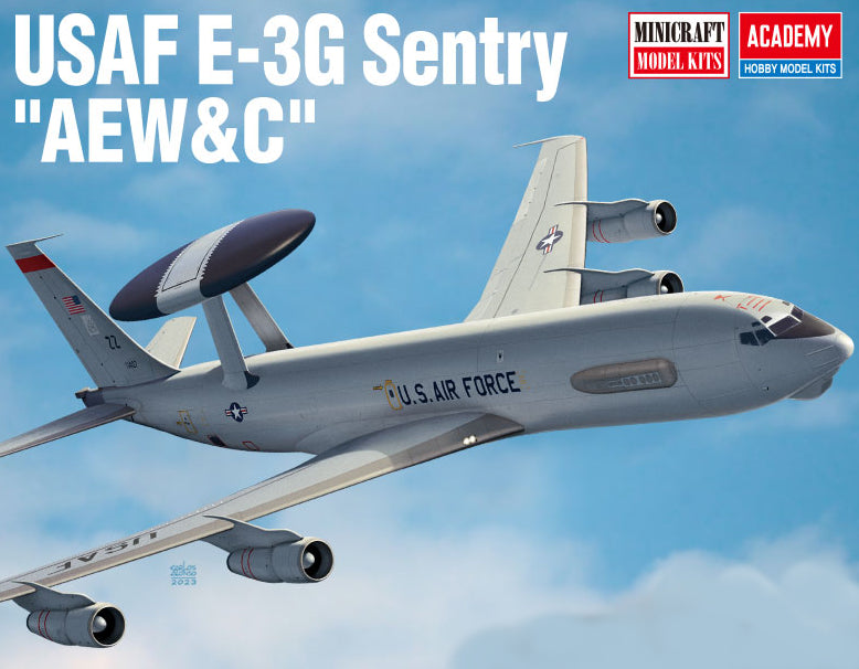 Academy 1/144 E3G Sentry AEW&C USAF Aircraft Kit