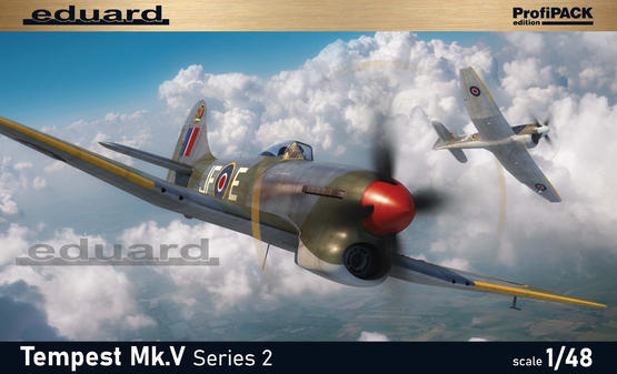 Eduard 1/48 WWII Tempest Mk V Series 2 British Fighter (Profi-Pack Plastic Kit)