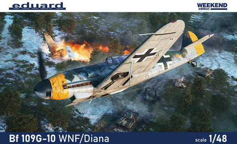 Eduard 1/48 WWII Bf109G10 WNF/Diana German Fighter (Wkd Edition Plastic Kit)