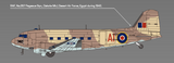 Academy 1/144 C47 Skytrain USAAF US Transport Aircraft Kit