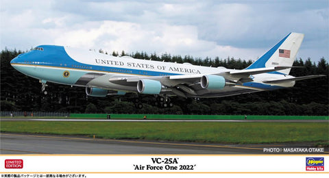 Hasegawa 1/200 VC-25A Air Force One 2022 Jet Kit