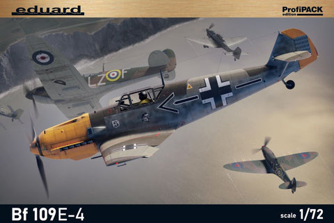 Eduard 1/72 WWII Bf109E4 German Fighter (Profi-Pack Plastic Kit)