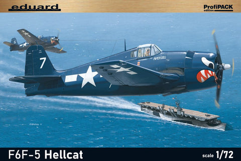 Eduard 	1/72 F6F5 Hellcat Aircraft (Profi-Pack Plastic Kit)