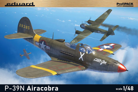 Eduard 1/48 WWII P39N Airacobra US Fighter (Profi-Pack Plastic Kit)