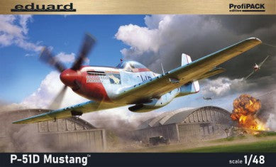 Eduard 1/48 P51D Mustang Fighter (Profi-Pack Plastic Kit)