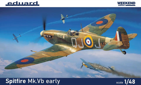 Eduard 1/48 WWII Spitfire Mk Vb Early British Fighter (Wkd Edition Plastic Kit)