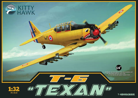 Kitty Hawk 1/32 T6 Texan Advanced Ground Attack Aircraft Kit