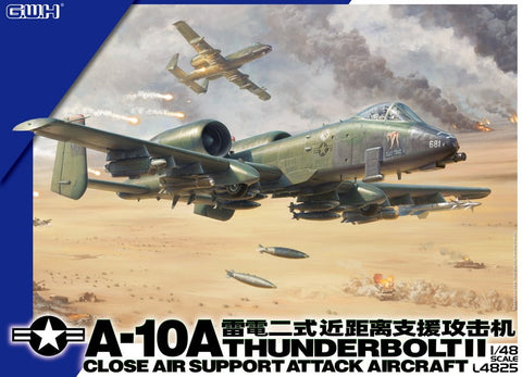 Lion Roar Great Wall Hobby 1/48 USAF A10A Thunderbolt II Close Air Support Attack Aircraft Kit