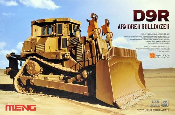 Meng Models 1/35 D9R Israeli Armored Bulldozer Kit