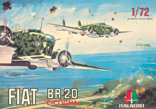 Italeri 1/72 Fiat BR20 Cicogna Aircraft (Vintage Collection Ltd Edition) Kit