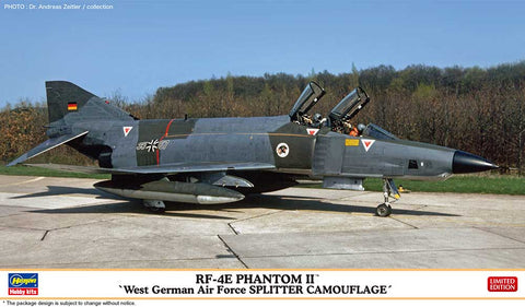 Hasegawa 1/72 RF-4E Phantom II "West German Air Force Splitter Camouflage" Limited Edition Kit