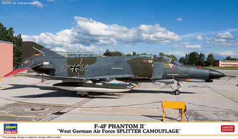 Hasegawa Hasegawa 1/72 F-4F Phantom II "West German Air Force Splitter Camouflage" Limited Edition Kit