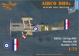 Clear Prop 1/72 Airco DH.9a (Early Version) Kit