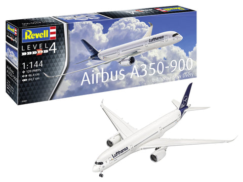 Revell Germany 1/144 Airbus A350-900 Lufthansa Airline Kit