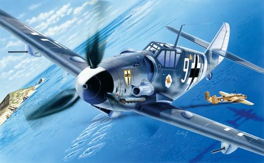 Italeri Aircraft 1/72 Messerschmitt BF109G6 Aircraft Kit