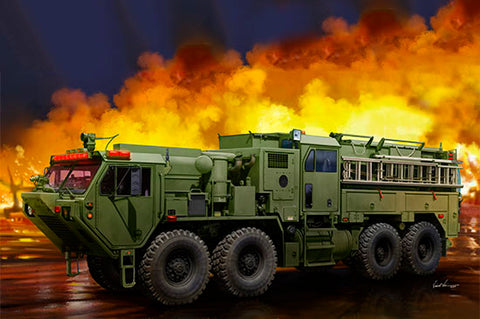 Trumpeter 1/35 M1142 HEMTT Tactical Fire Fighting Truck Kit