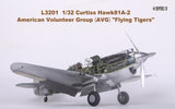 Lion Roar 1/32 Curtiss Hawk 81A2 American Volunteer Group Flying Tigers Fighter Kit