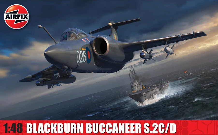 Airfix 1/48 Blackburn Buccaneer S2C/D Strike Aircraft Kit