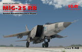 ICM Aircraft 1/48 MiG25RB Soviet Recon Aircraft Kit