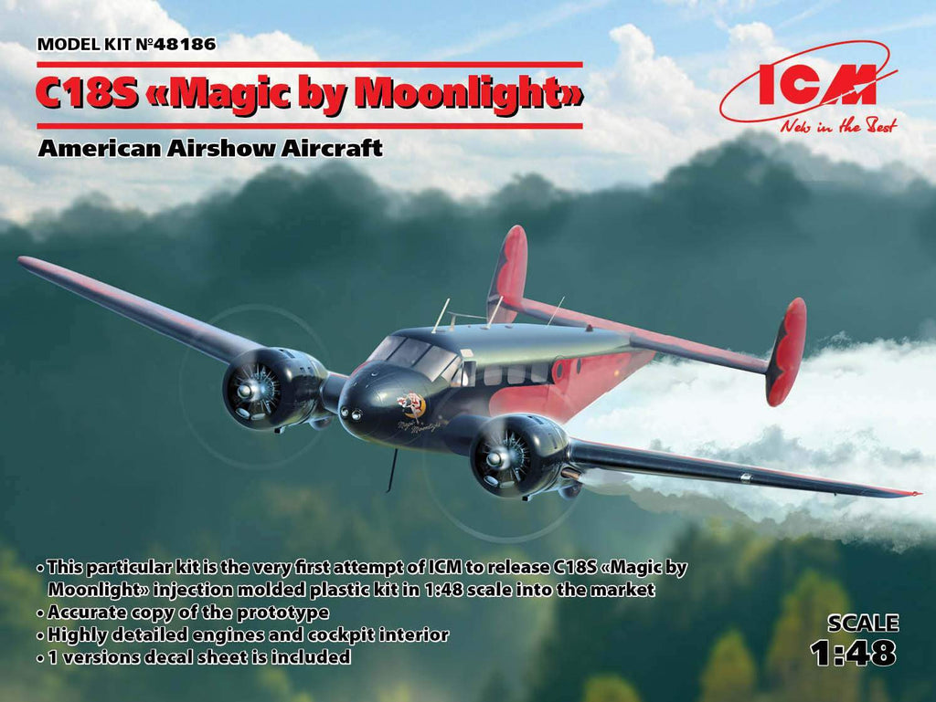 ICM Aircraft 1/48 C18S Magic by Moonlight Airshow Aircraft Kit