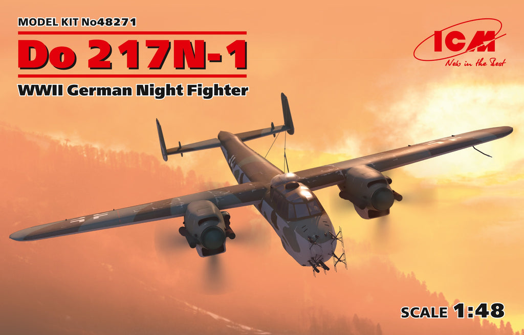 ICM 1/48 WWII German Do217N1 Night Fighter (New Tool) Kit