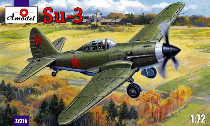 A Model From Russia 1/72 Sukhoi Su3 Soviet Fighter Kit