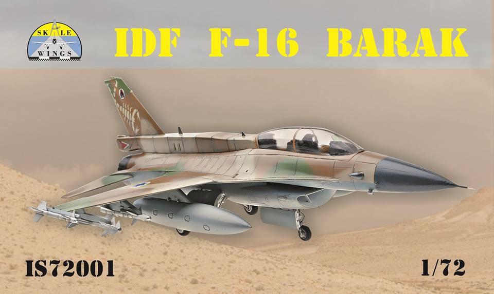Modelsvit Aircraft 1/72 F16 Barak IDF Fighter (Skale Wings) Kit