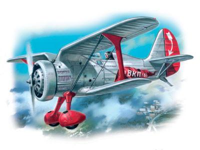 ICM 1/72 Soviet I15 BiPlane Fighter Kit