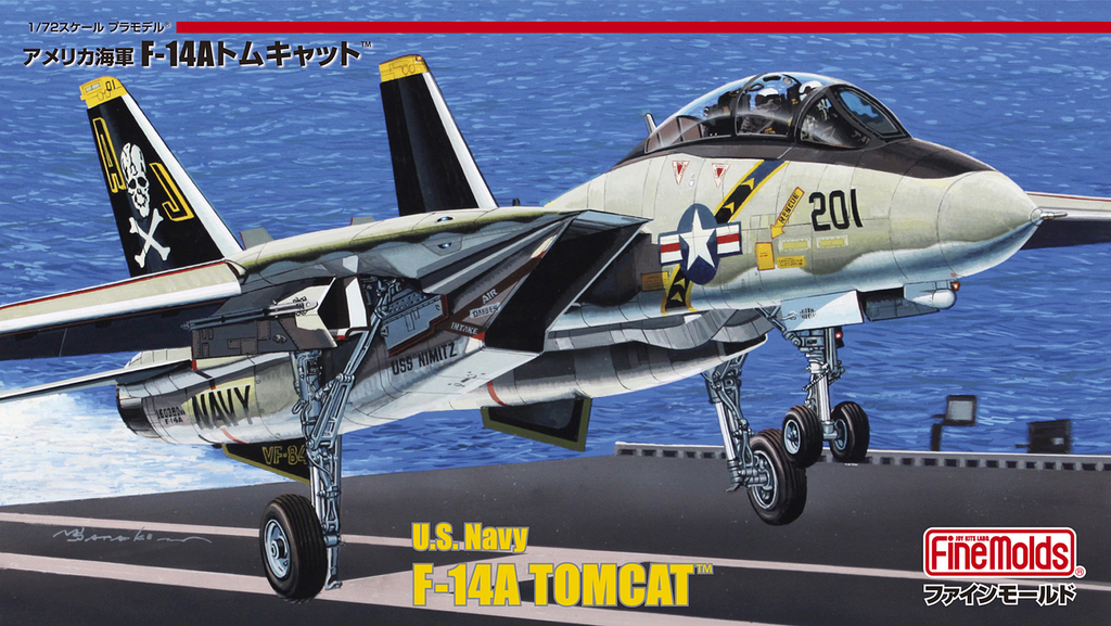 FineMolds 1/72 US Navy F-14A Tomcat Kit – Model Airplane Depot