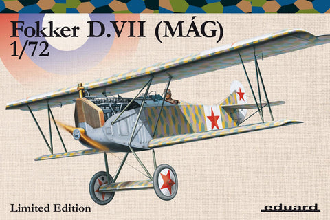 Eduard Aircraft 1/72 Fokker D VII (MAG) BiPlane Fighter Ltd Edition Kit