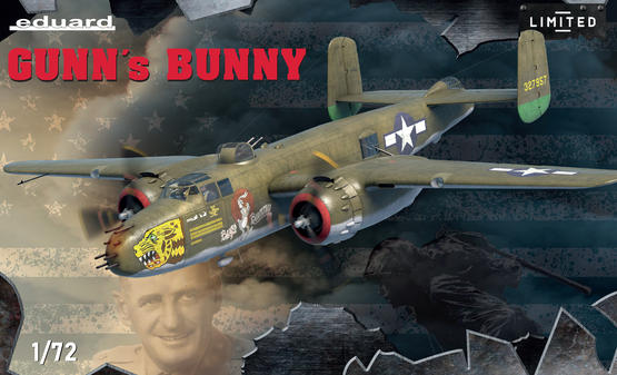 Eduard 1/72 WWII Gunn's Bunny US Medium Bomber (Ltd Edition Plastic Kit)