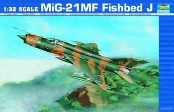 Trumpeter Aircraft 1/32 Mig21 MF Fishbed J Single-Seat Tactical Fighter Kit