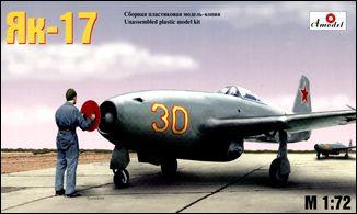 A Model From Russia 1/72 Yak17 Russian Fighter Kit