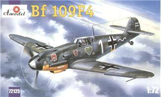 A Model From Russia 1/72 Messerschmitt Bf109F4 WWII German Fighter Kit