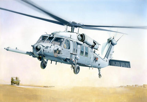 Italeri 1/48 MH60K Black Hawk SOA Combat Assault Helicopter Kit