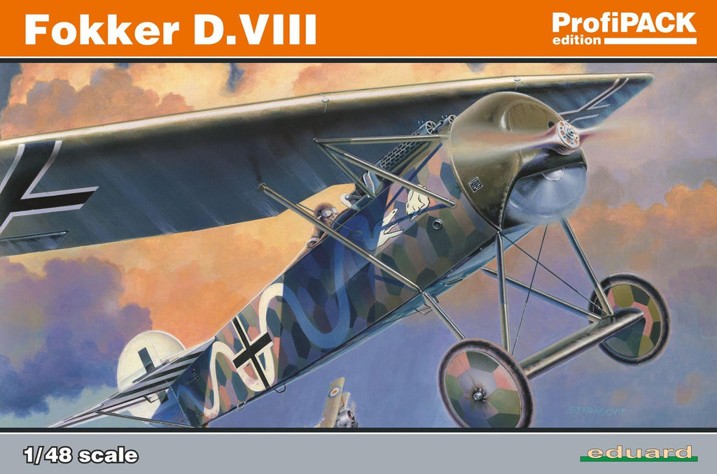 Eduard 1/48 Fokker D VIII BiPlane Profi-Pack Kit