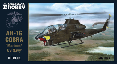 Special Hobby 1/32 AH-1G Cobra ‘Marines/Us Navy’ Hi-Tech Kit
