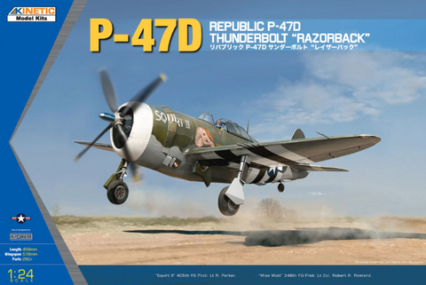 Kinetic 1/24 Republic P-47D Thunderbolt "Razorback" Kit