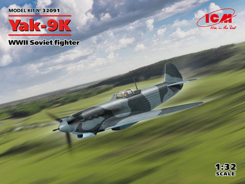ICM 1/32 Yak-9K, WWII Soviet Fighter Kit